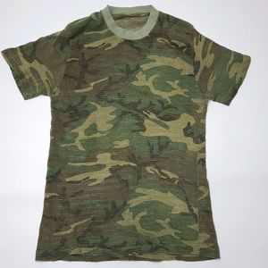 Vintage Mesh Camouflage T-Shirt